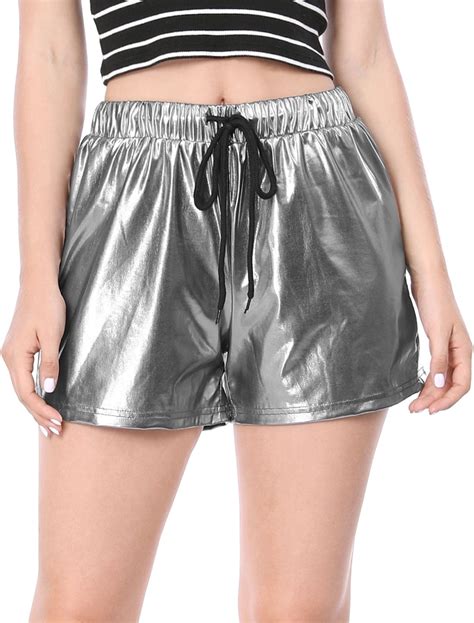 Women's Metallic Shorts 